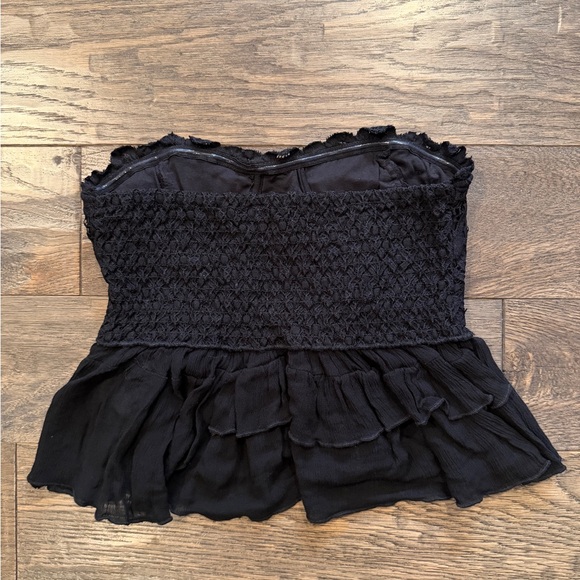 NWT Free People Adella Black Corset Cami - Picture 5 of 9